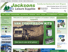 Tablet Screenshot of jacksonsleisure.com